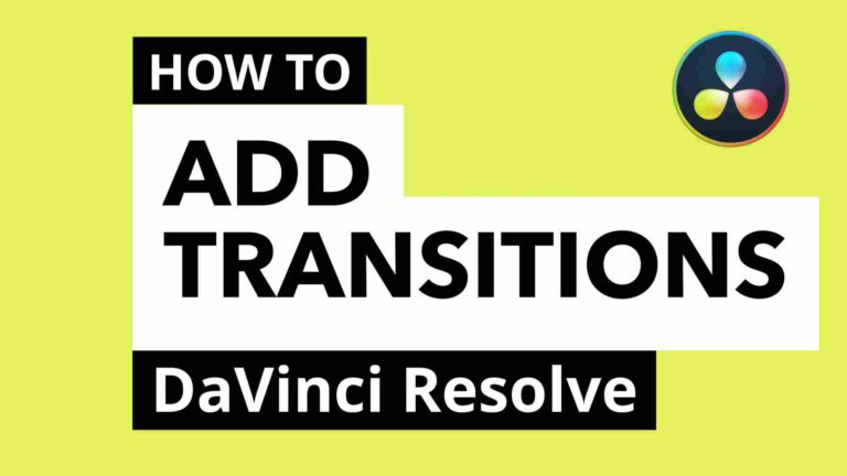 davinci resolve transitions between clips